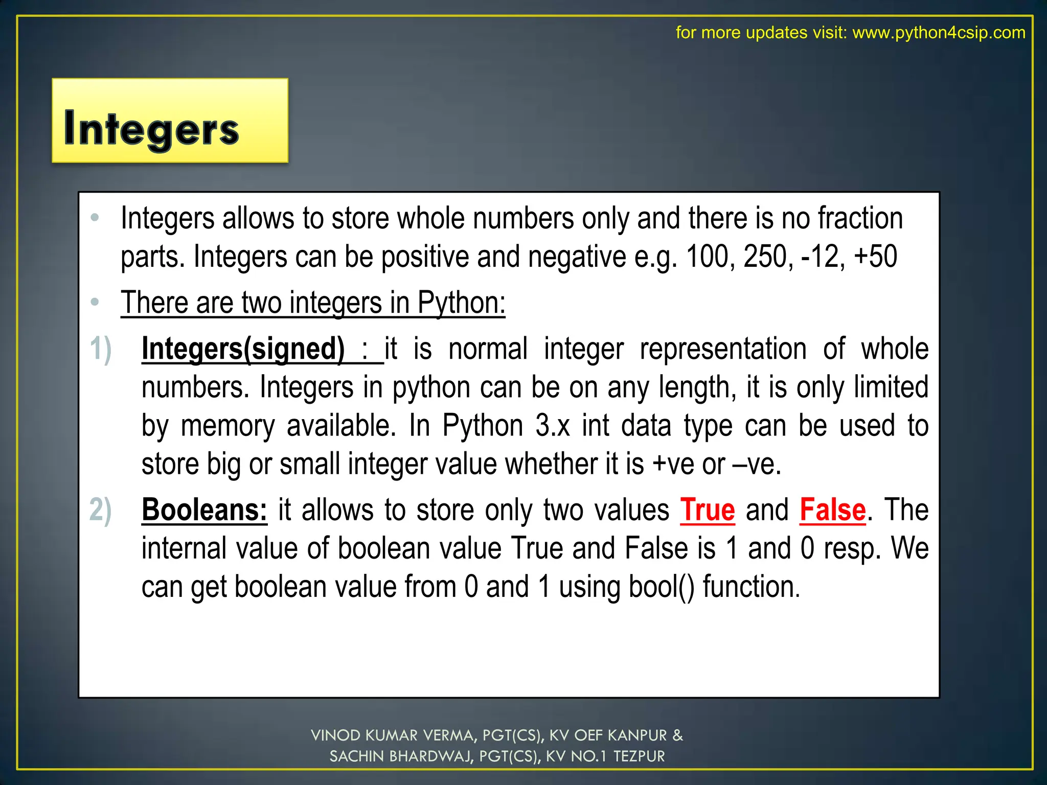REVISION OF PYTHON CLASS 12 NOTES CMPUTER SCIENCE | PPT
