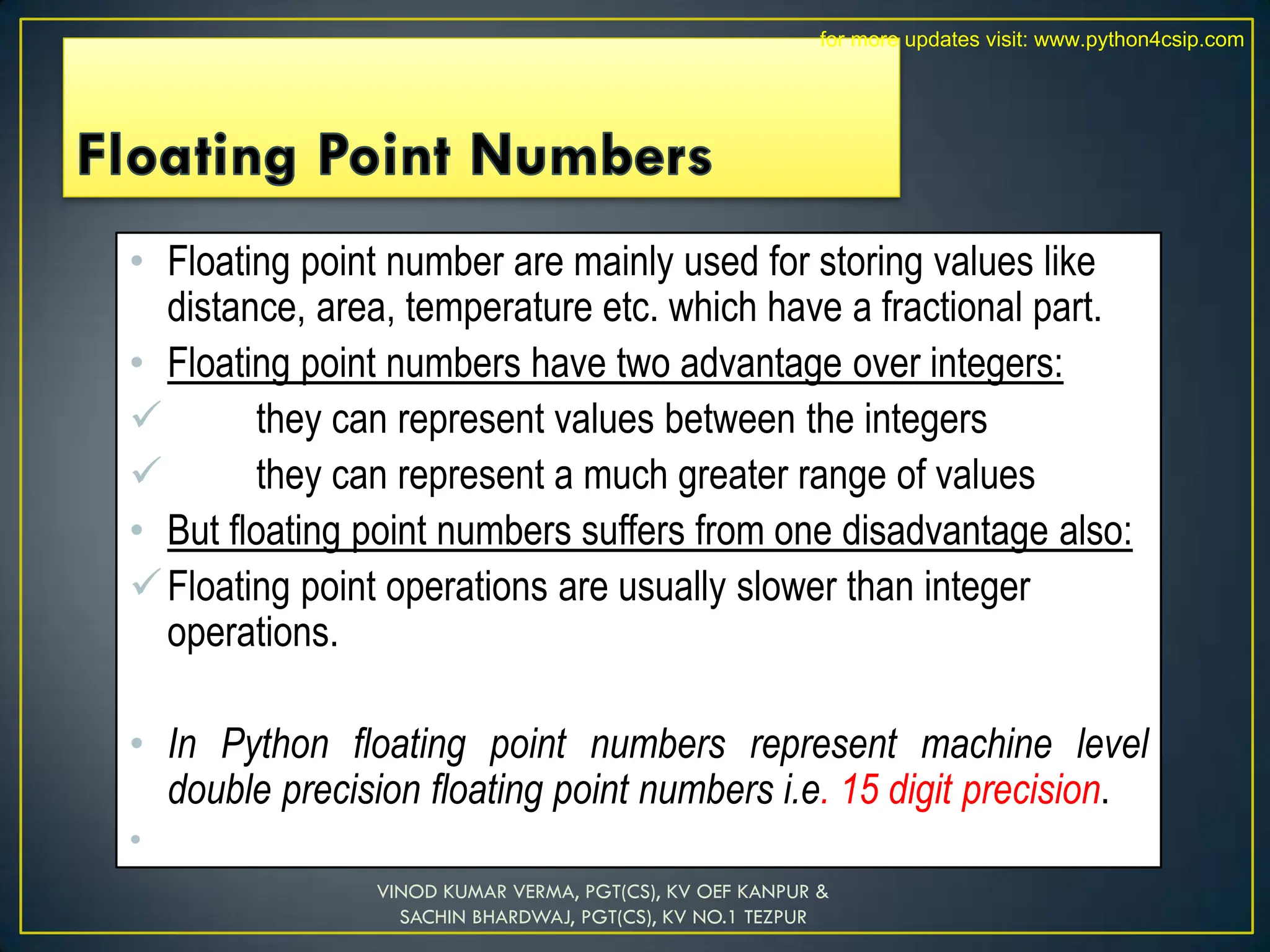 REVISION OF PYTHON CLASS 12 NOTES CMPUTER SCIENCE | PPT