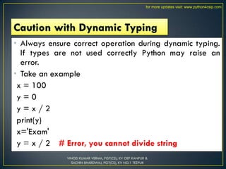 REVISION OF PYTHON CLASS 12 NOTES CMPUTER SCIENCE | PDF