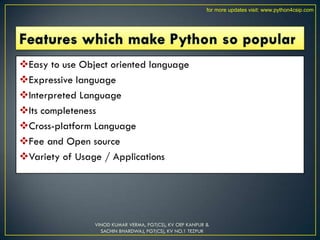 REVISION OF PYTHON CLASS 12 NOTES CMPUTER SCIENCE | PDF