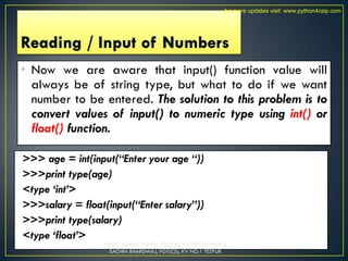 REVISION OF PYTHON CLASS 12 NOTES CMPUTER SCIENCE | PDF