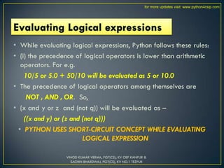 REVISION OF PYTHON CLASS 12 NOTES CMPUTER SCIENCE | PDF