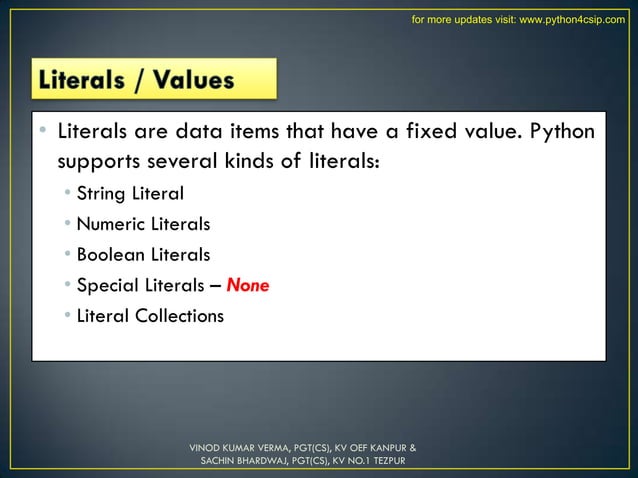 REVISION OF PYTHON CLASS 12 NOTES CMPUTER SCIENCE | PPT