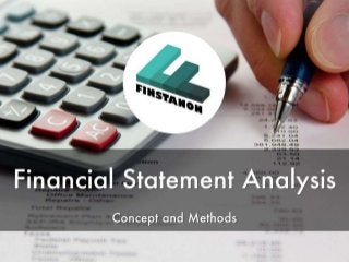 001 - Financial Statement Analysis: Concept and Methods