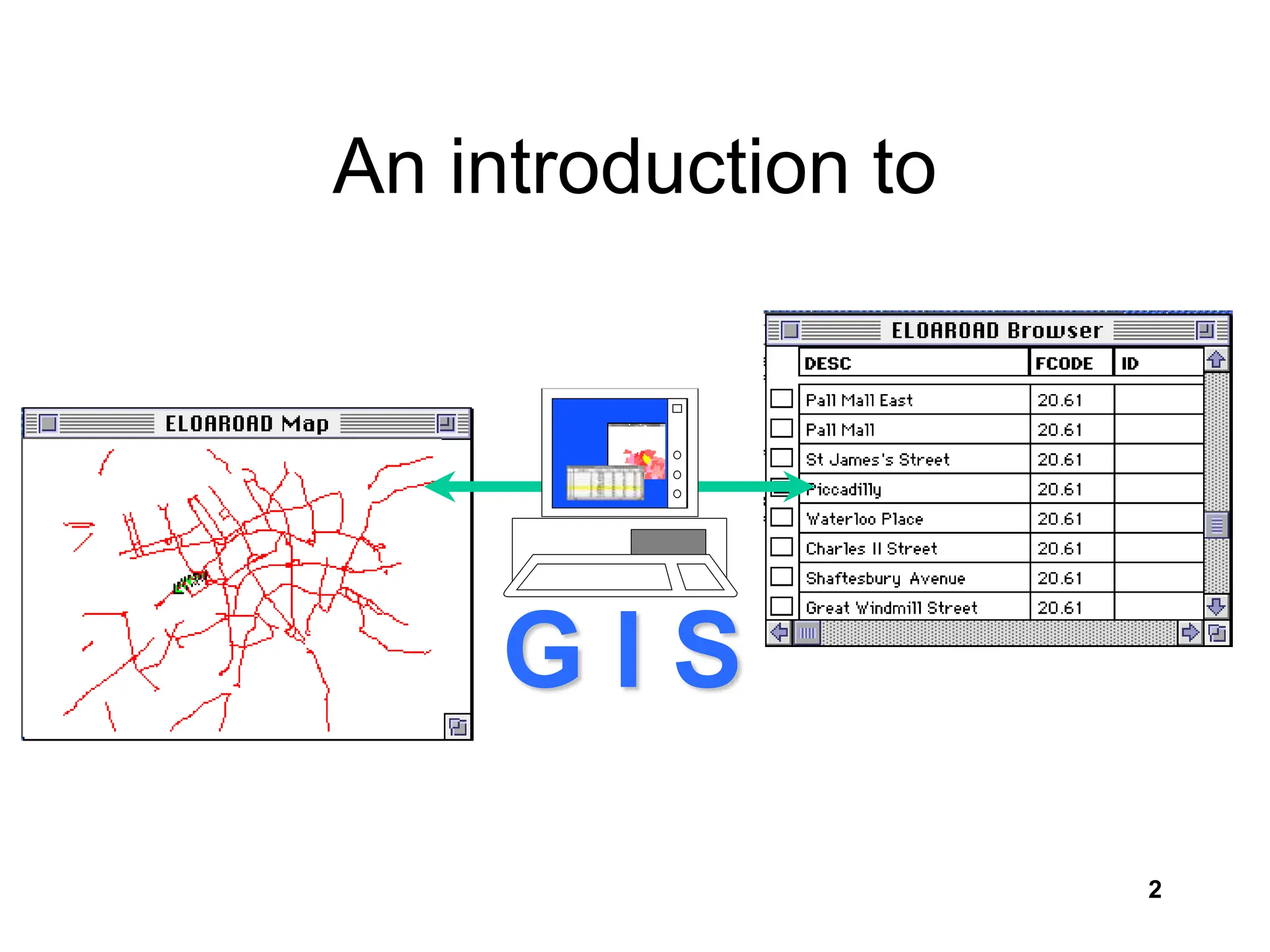 2
An introduction to
G I S
 