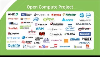 Open Compute Project
Monday, September 30, 13
 