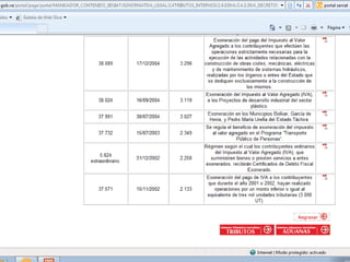 Prof. Yeniny Rodríguez P.
Cátedra: Derecho Tributario II
31
 