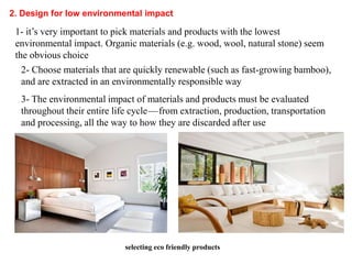0010 sustainabe interior design | PPTX