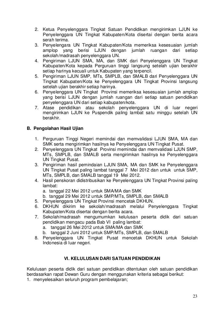 Contoh Berita Acara Serah Terima Naskah Soal Ujian Nasional