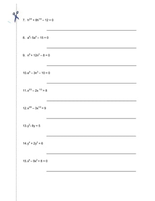 -349954-516441h2/4 + 8h1/4 – 12 = 0