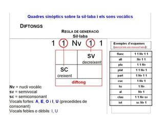 5. Quadre classificació dels sons consonàntics
 