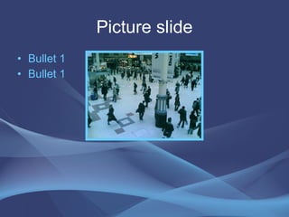 Picture slide Bullet 1 Bullet 1 