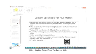 0004 - You Can Record From The Current Slide
 