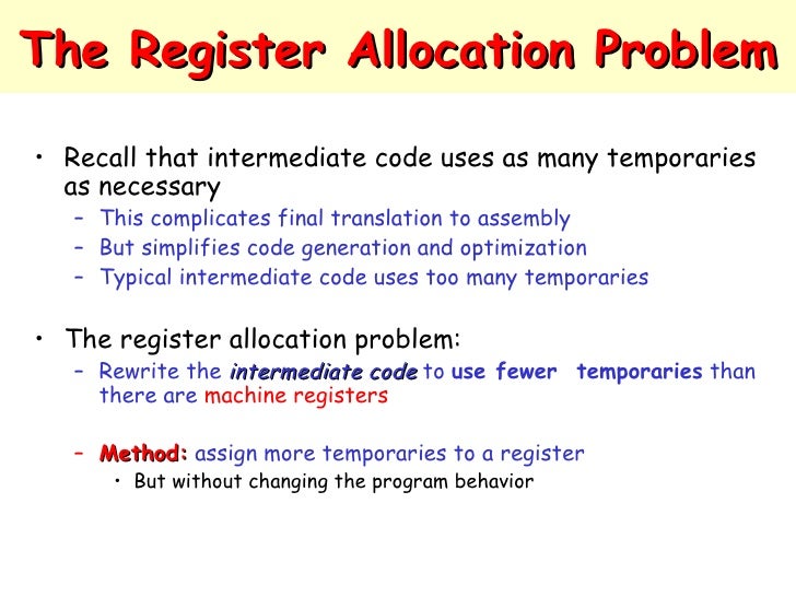 0015 Register Allocation Graph Coloring