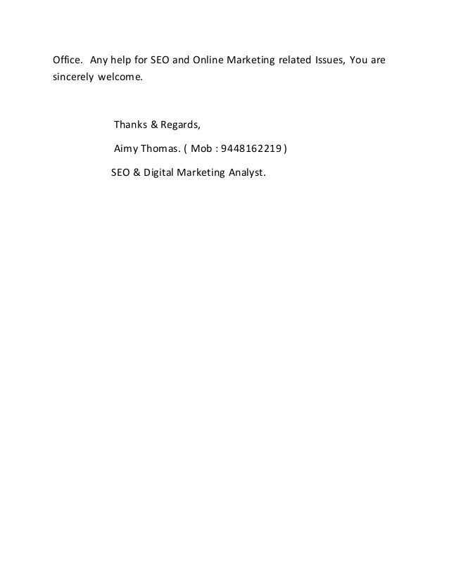 cover letter for a digital marketing analyst career requirement digital cover letter