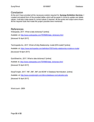 Normal Forms Sql database Assingment NCC Education l4dc | DOCX