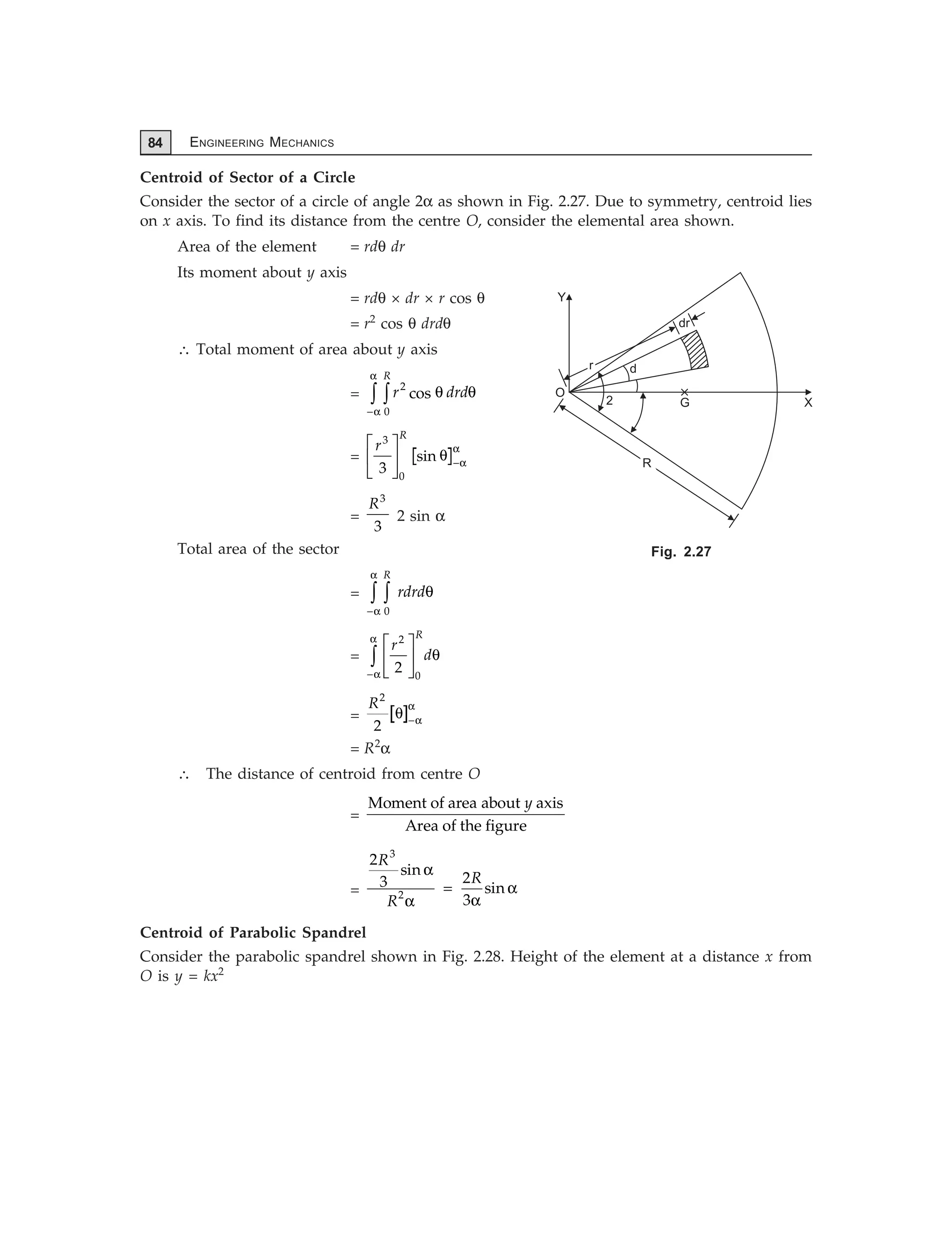 centroid & moment of inertia | PDF