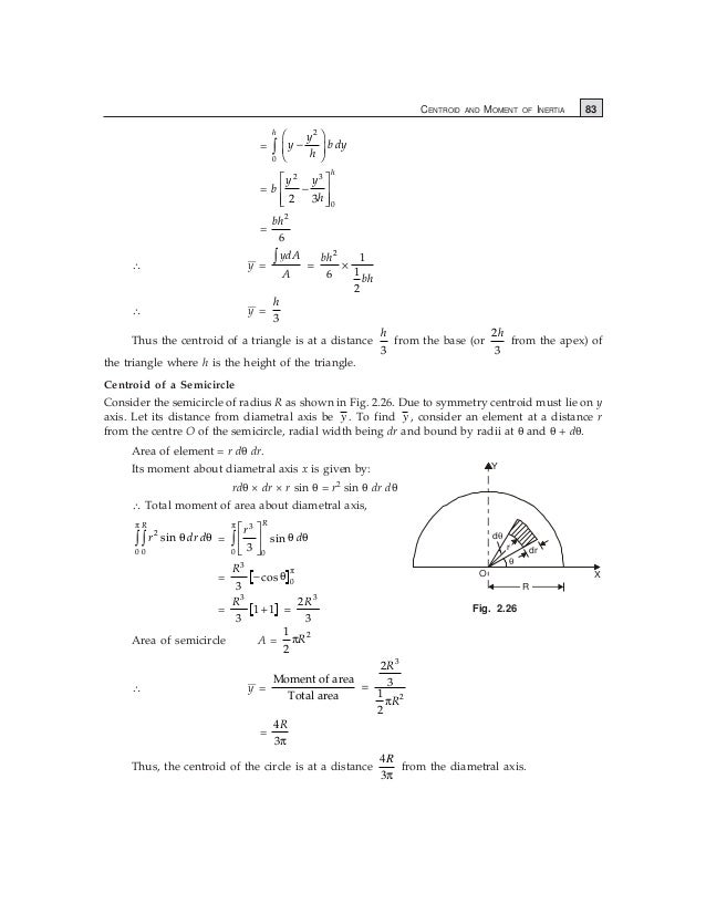 centroid and moment of inertia centroid and moment of inertia