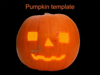 Pumpkin template 