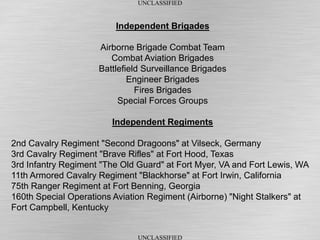 Classified Army Example The US Army | PPTX