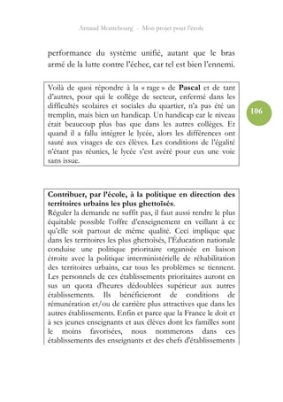 Arnaud Montebourg - Mon projet pour l'école