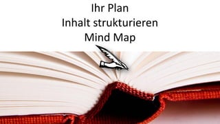 Ihr Plan
Inhalt strukturieren
Mind Map
 