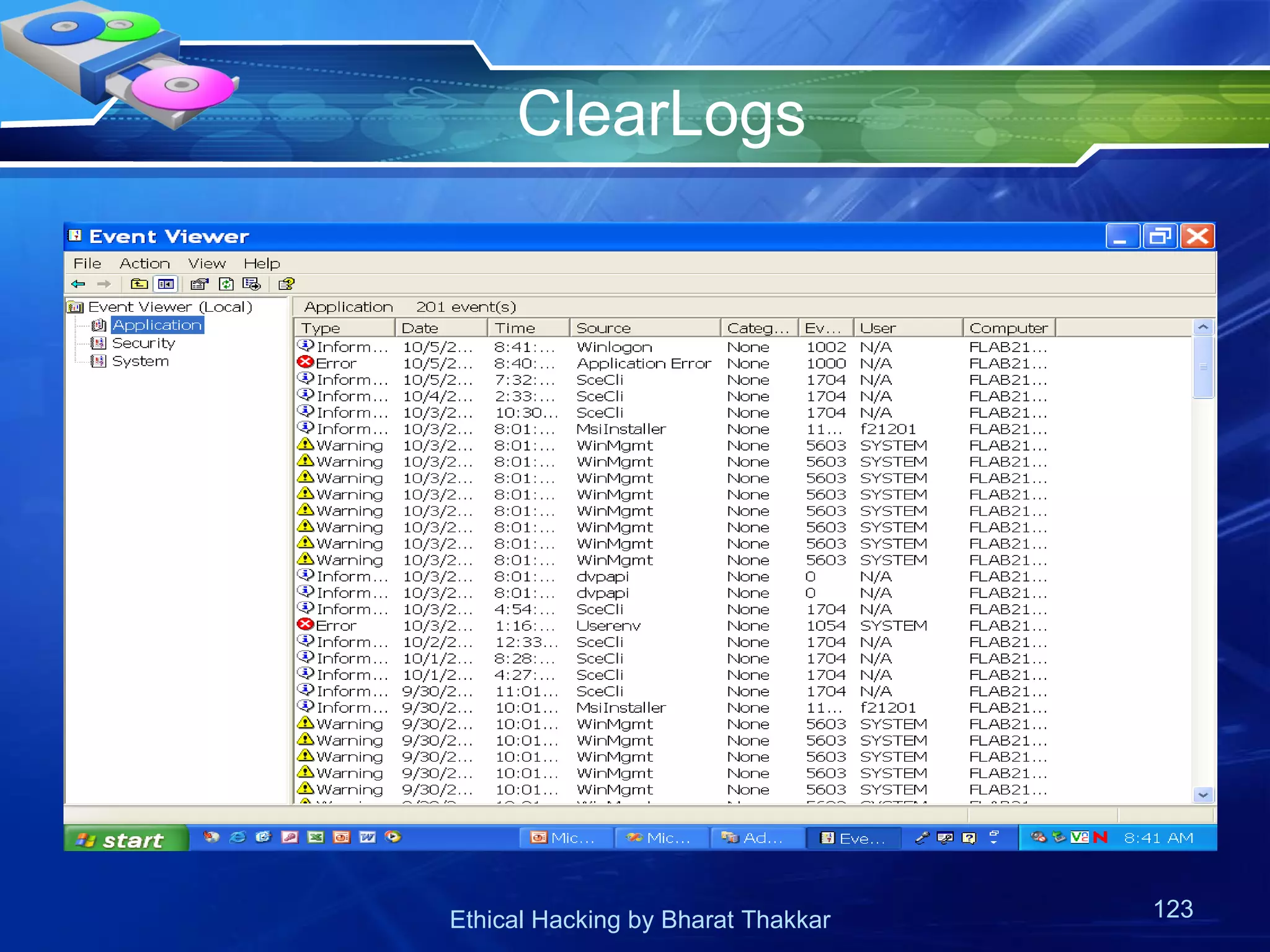 ClearLogs 