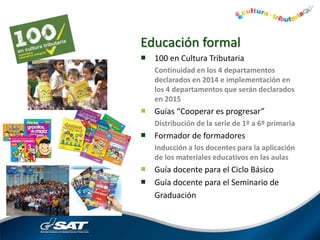 Modalidad Formal Activaciones Escolares: Una modalidad de educación no formal ...