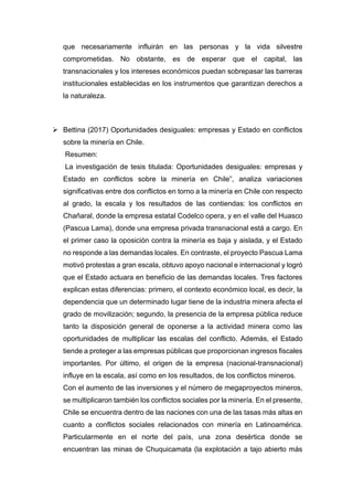 El impacto de los conflictos sociales en el sector minero en Arequipa ...