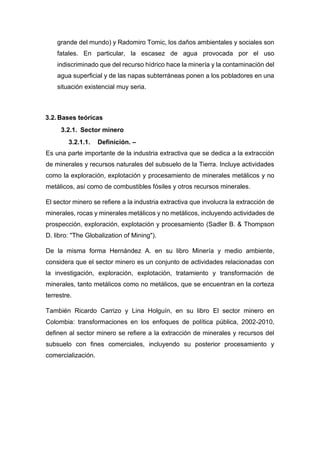 El impacto de los conflictos sociales en el sector minero en Arequipa ...