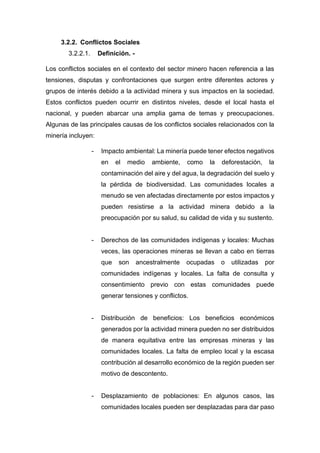 El impacto de los conflictos sociales en el sector minero en Arequipa ...