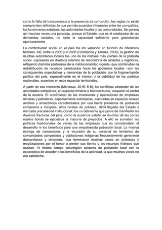 El impacto de los conflictos sociales en el sector minero en Arequipa ...