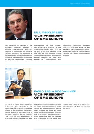 European Entrepreneur 001 / SME Europe Slide 15