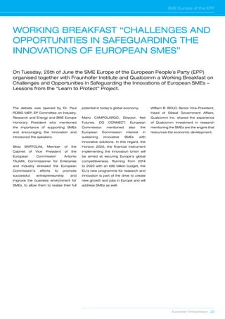 European Entrepreneur 001 / SME Europe Slide 29
