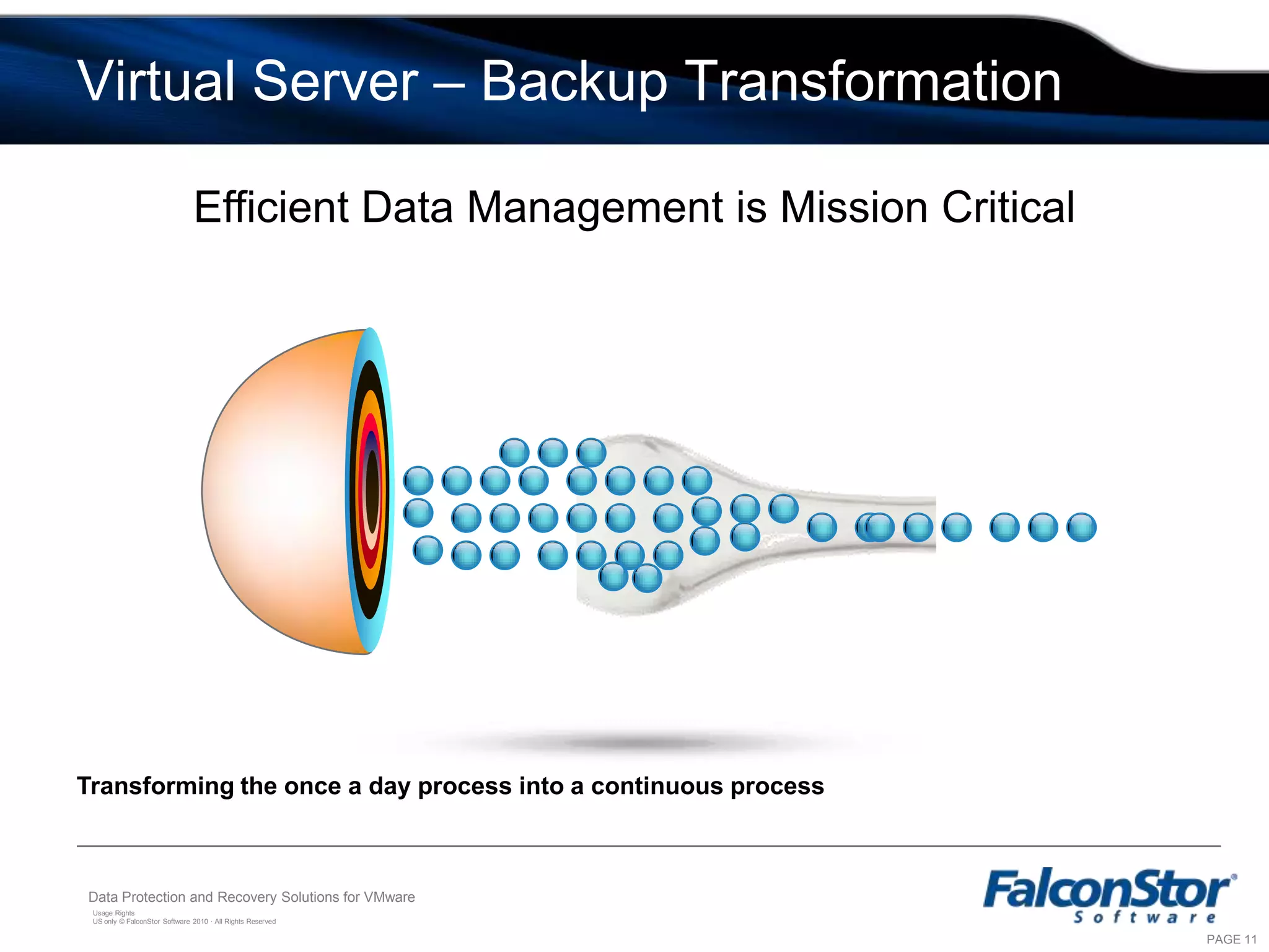  Poor data lifecycle managementB cExploding Storage GrowthRethinking Data ProtectionCustomer Challenges