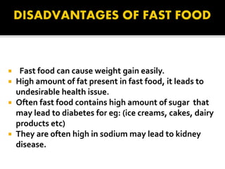 growth of fast food in india | PPTX