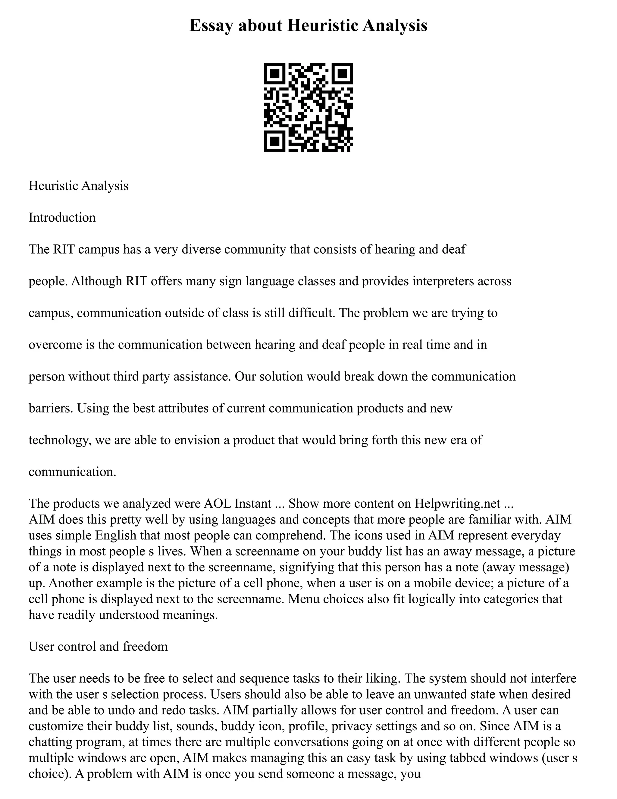 001 Interpretive Essay Example 008042384 1 T | PDF