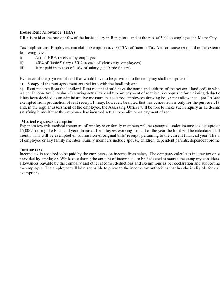 incometax declaration fy 09 10 house rent declaration for income tax