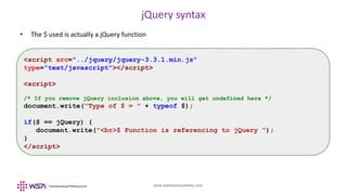 jQuery - Chapter 1 - Introduction | PPT