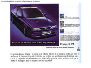 LECTURA SUBJETIVA: LA PERCEPCIÓN GLOBAL DE LA IMAGEN
 