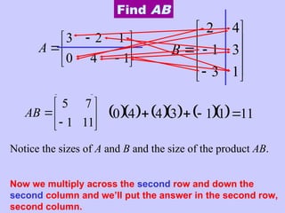 001 ppt Matrix Algebra and application in Undergraduate Mathematics | PPT