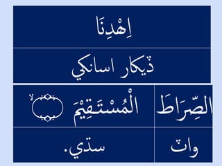 َْ‫ن‬‫ل‬‫د‬ْ‫ھ‬‫ل‬‫ا‬
‫ڏياکرْاسانيک‬
َْ ‫ل‬ّ‫الص‬َْ ‫ا‬ْ‫ل‬‫ق‬‫ـ‬َ‫ت‬ ْ‫س‬‫م‬ْ‫ل‬‫ا‬َْ ْ‫ْي‬ۙ‫۝‬
‫اٽ‬‫و‬‫سڌي‬.
 