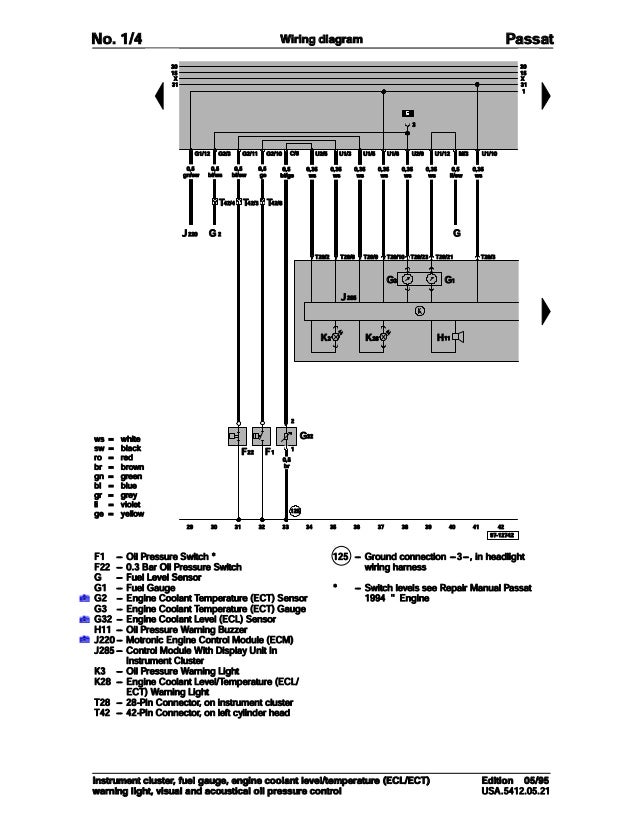 001 Volkswagen Passat Official Factory Repair Manual Wiring Diagrams 001 Volkswagen Passat Official Factory Repair Manual Wiring Diagrams