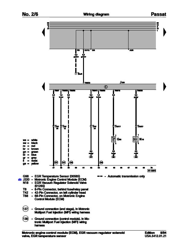 001 Volkswagen Passat Official Factory Repair Manual Wiring Diagrams 001 Volkswagen Passat Official Factory Repair Manual Wiring Diagrams
