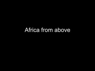 Africa from above 