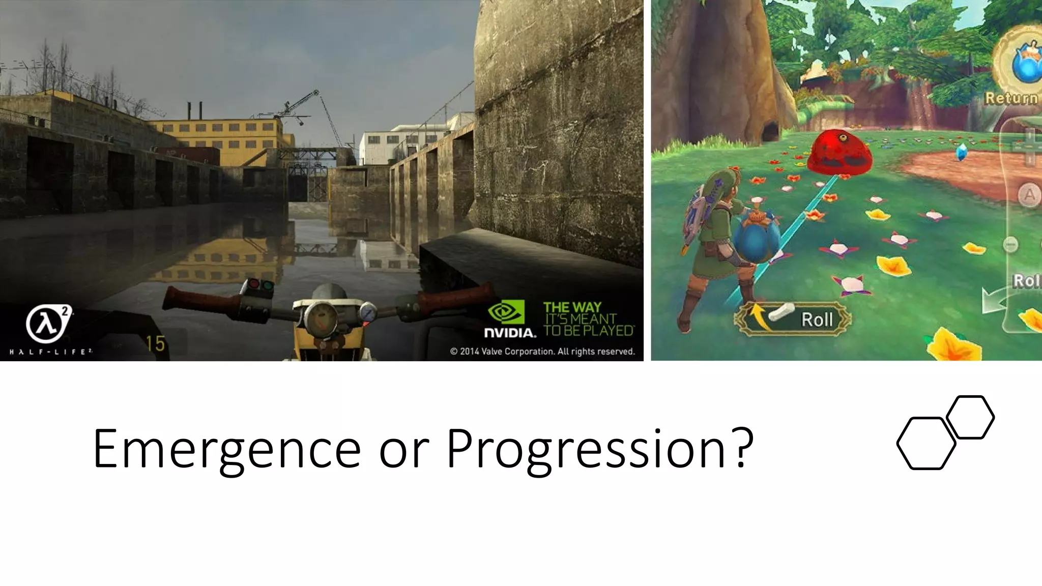 Emergence or Progression?
 