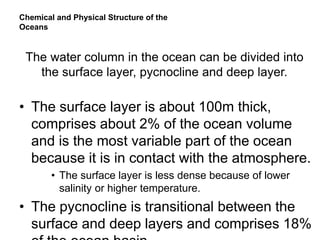 002 characteristics of ocean water | PPTX