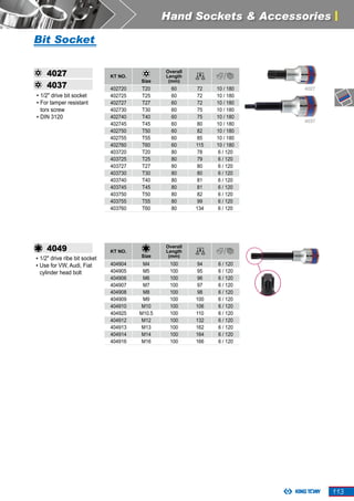 19 mm 1/2-inch king tony 402519 Hexagon Head Bit Socket 19 mm 1/2-inch king tony 402519 Hexagon Head Bit Socket