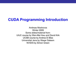 002 - Introduction to CUDA Programming_1.ppt