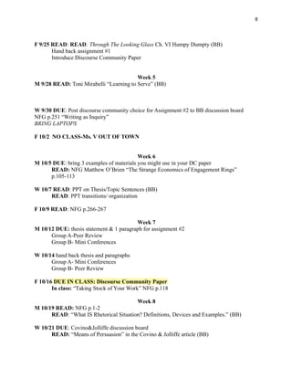 (student) syllabus college writing I FALL 2014 | PDF